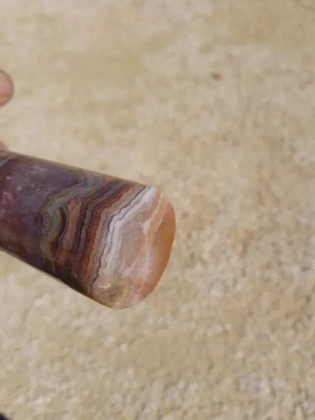 Hermosa Barra de Ágata pulido XL