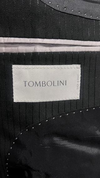 Traje de chaqueta TOMBOLINI negro