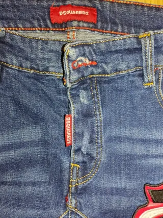 Tejanos Dsquared2 con parches