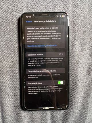 iPhone Xs Max Negro