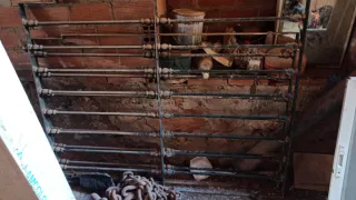 Rejas metálicas verdes