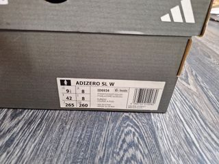 Zapatillas Adidas Adizero SL W Blancas Doradas