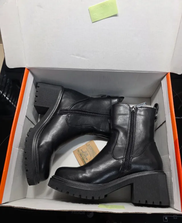 Botines Refresh mujer talla 36 negros
