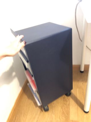 Mueble organizador con ruedas