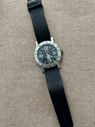 Reloj Calgary Hombre Negro/Plata