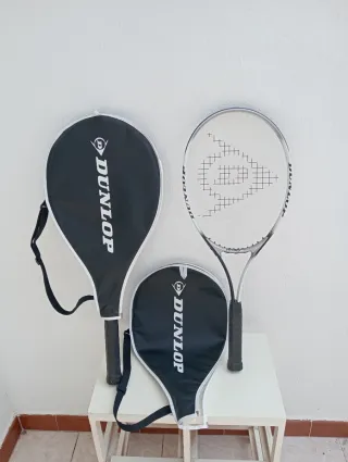 Venta en mano.2 Raquetas de Tenis Dunlop con Funda