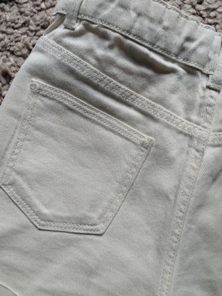 Shorts H&M Mujer Crema