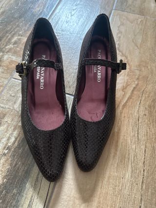 Paco Navarro Zapato Salón Marrón