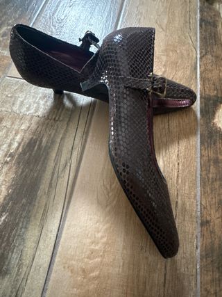 Paco Navarro Zapato Salón Marrón