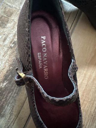Paco Navarro Zapato Salón Marrón