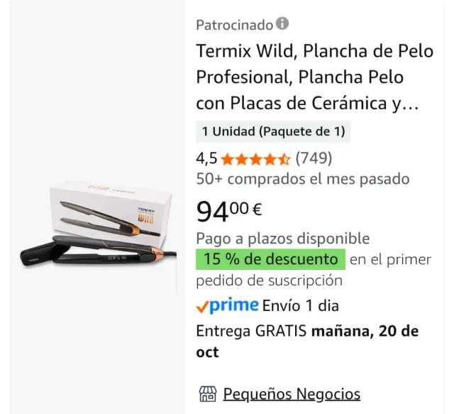 Planchas de pelo (a estrenar)