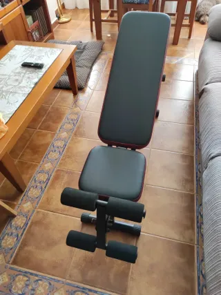 Banco de pesas ajustable Decathlon 