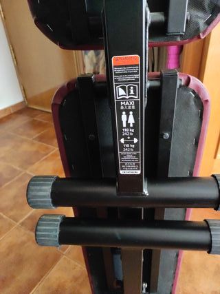 Banco de pesas ajustable Decathlon 