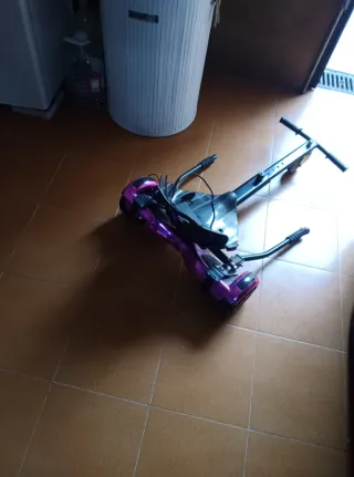 Hoverboard con asiento y luces LED