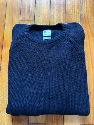 Jersey Zara azul marino
