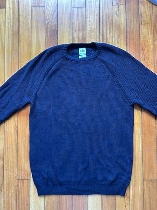 Jersey Zara azul marino