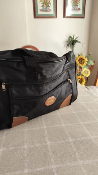 Bolsa de viaje Airbus negra