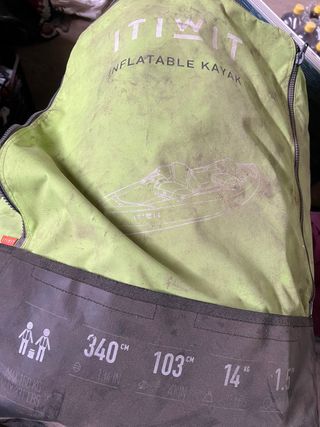 Kayak Hinchable ITIWIT 340cm
incluye 2 remos+bomba