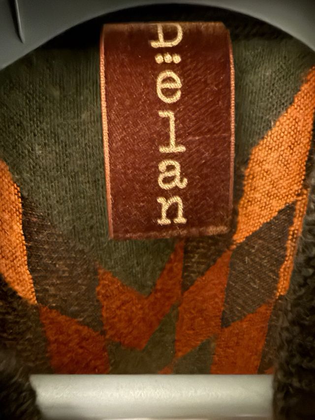 Cazadora de cuero de vacuno Delan Marrón