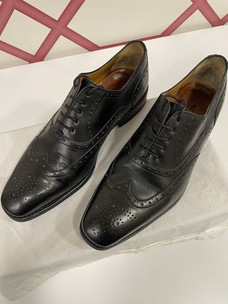 Zapatos Sebago Oxford Brogue Negros