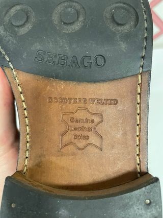 Zapatos Sebago Oxford Brogue Negros