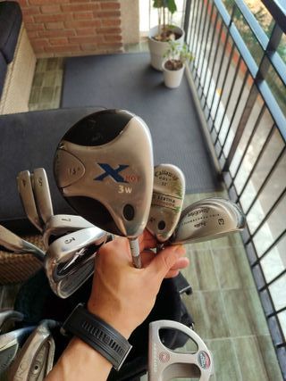 Bolsa de golf con palos Callaway, Ping, Odyssey 