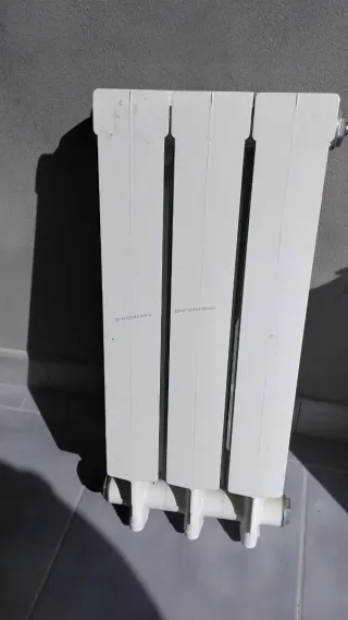 Radiador de aluminio blanco