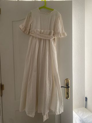 Vestido Comunión Lino Neck & Neck Blanco