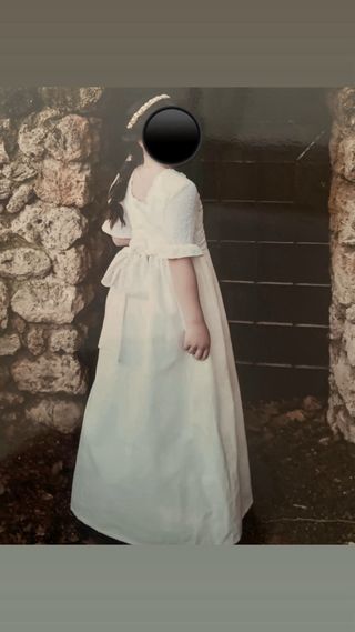 Vestido Comunión Lino Neck & Neck Blanco