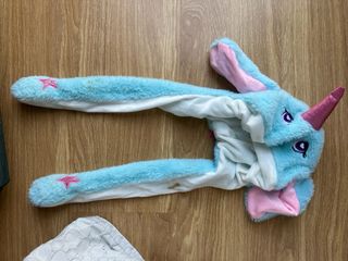 Gorro Unicornio Peluche Orejas Mágicas