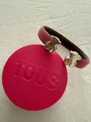 Pulsera Tous Rosa y Plata