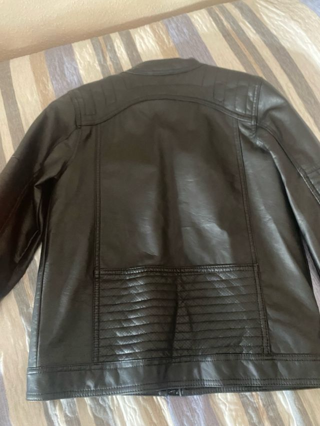 Chaqueta Cuero Urban Republic Negra