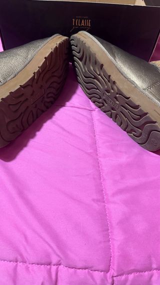 Stivali Prima Classe donna oro/marrone