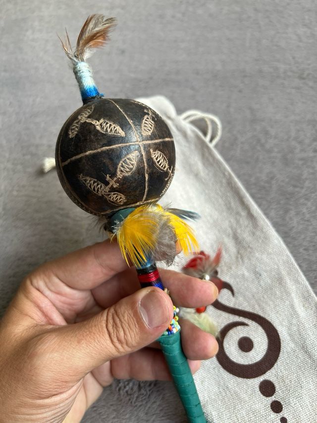 Maraca medicinal Shipibo