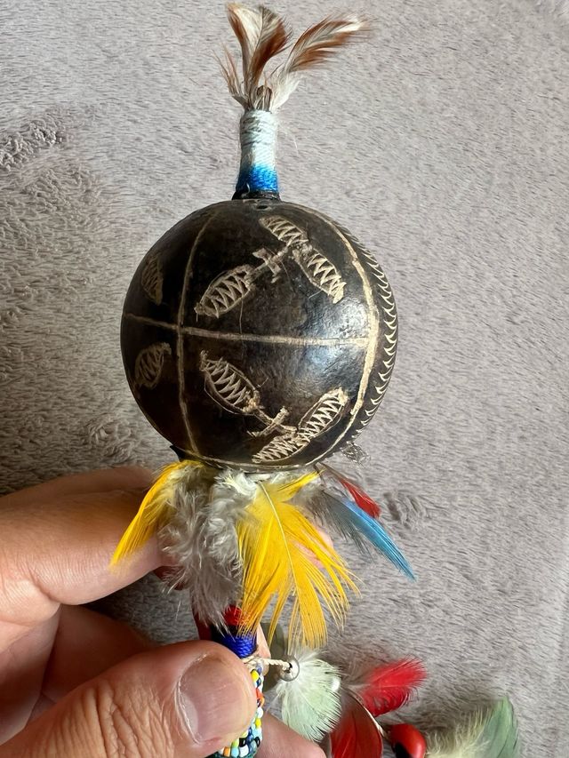 Maraca medicinal Shipibo
