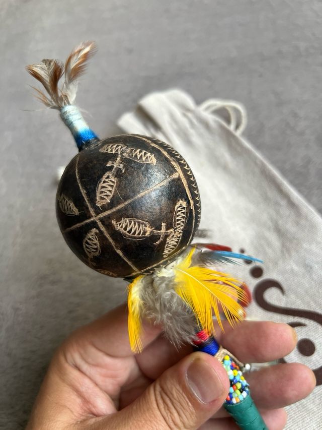 Maraca medicinal Shipibo