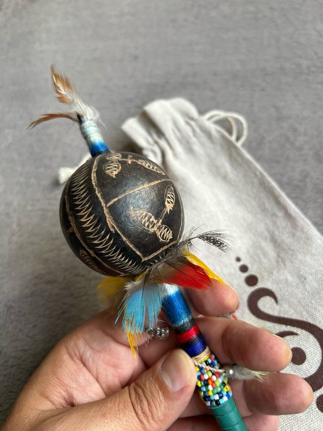 Maraca medicinal Shipibo