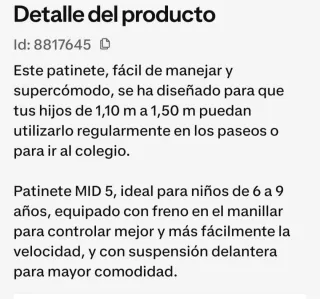 2 Patinetes Oxelo Mid 5 Morado y Verde 