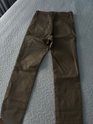 Pantalón Stradivarius Mujer Talla 34 Marrón