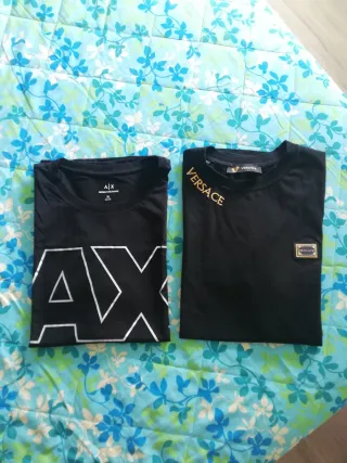Set 2 T-shirt Uomo XL AX Armani Exchange Versace
