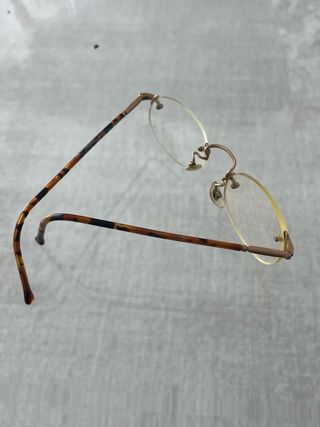 Montura Gafas Giorgio Armani Ovaladas Tortoise/Oro