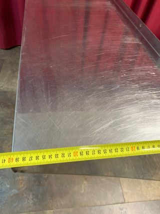 ESTANTERIA ACERO INOXIDABLE 18/10 PLEGADA 150X40