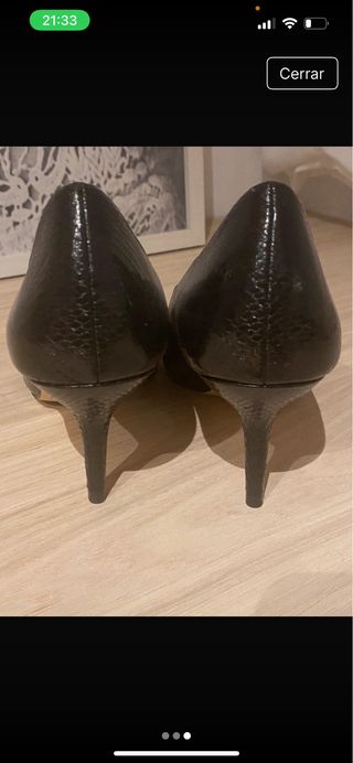 Zapatos de salón Zara negros