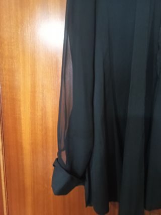 Blusa negra fiesta elegante