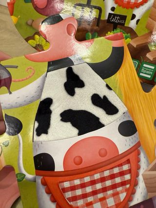 Puzzle Granja Texturas Eurekakids