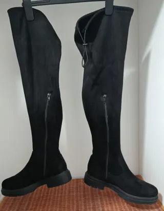 Botas mosqueteras negras