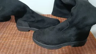 Botas mosqueteras negras