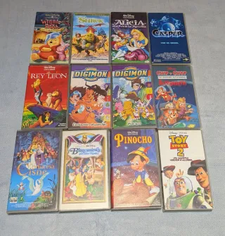 Películas VHS Animación Infantil