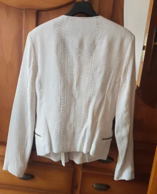 Chaqueta blanca mujer