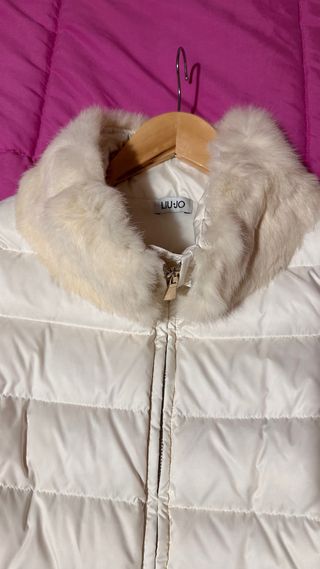 Piumino Liu Jo Bianco con Pelliccia